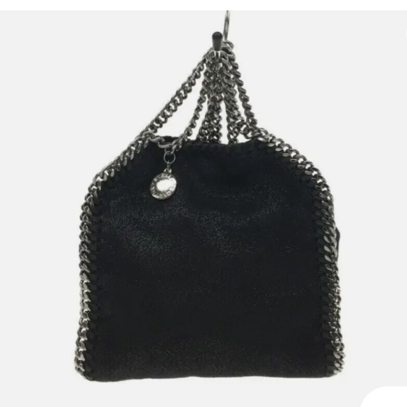 STELLA MCCARTNEY FALABELLA Handbag Mini Tote Bag Chain Shoulder-Authentic - Picture 3 of 7